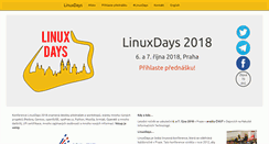 Desktop Screenshot of linuxdays.cz