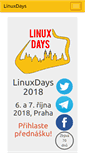 Mobile Screenshot of linuxdays.cz